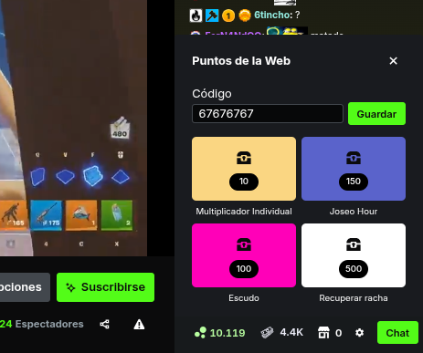 OGs con la extensión